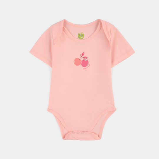 Infant Girls Cotton Jersey 2 Piece Set Sweet Cherry