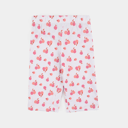 Infant Girls Cotton Jersey 2 Piece Set Sweet Cherry