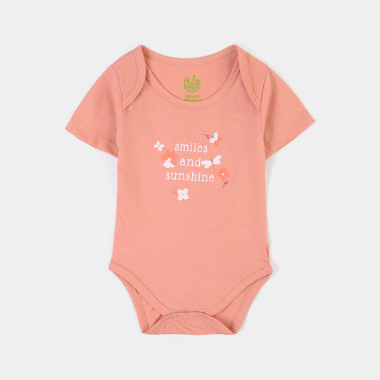 Infant Girls Cotton Jersey 3 Piece Set Sunshine-Pure.Pink.White