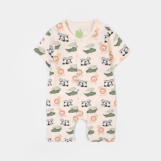 Infant Girls Cotton Jersey 3 Piece Set Jungle Friends