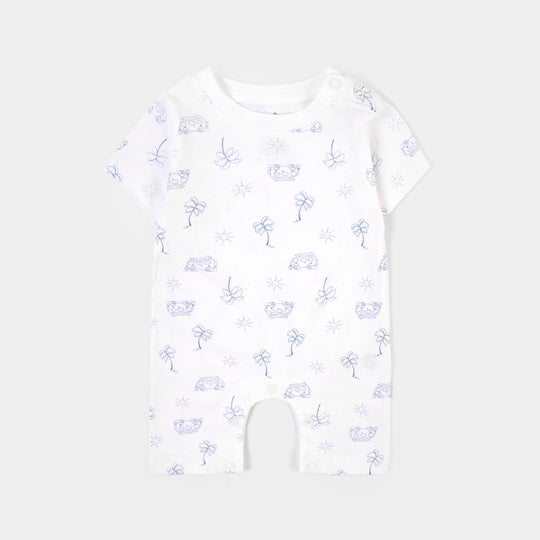 Infant Boys Cotton Jersey 3 Piece Set Free to fly - White/Blue