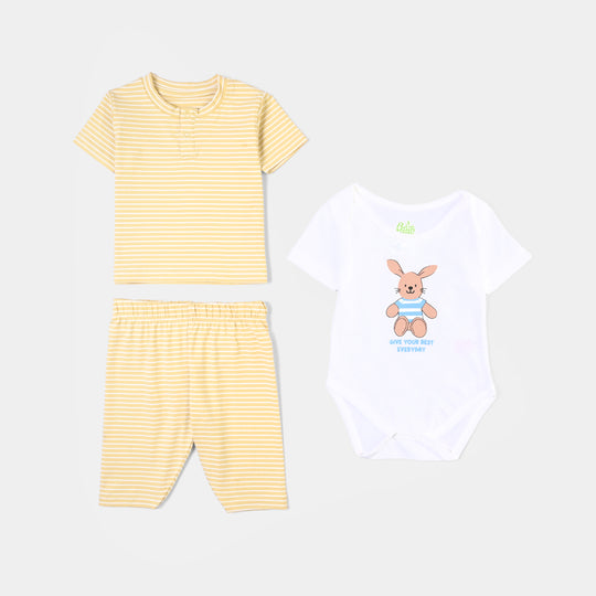 Infant Boys Cotton Jersey 5 Piece Set Bear