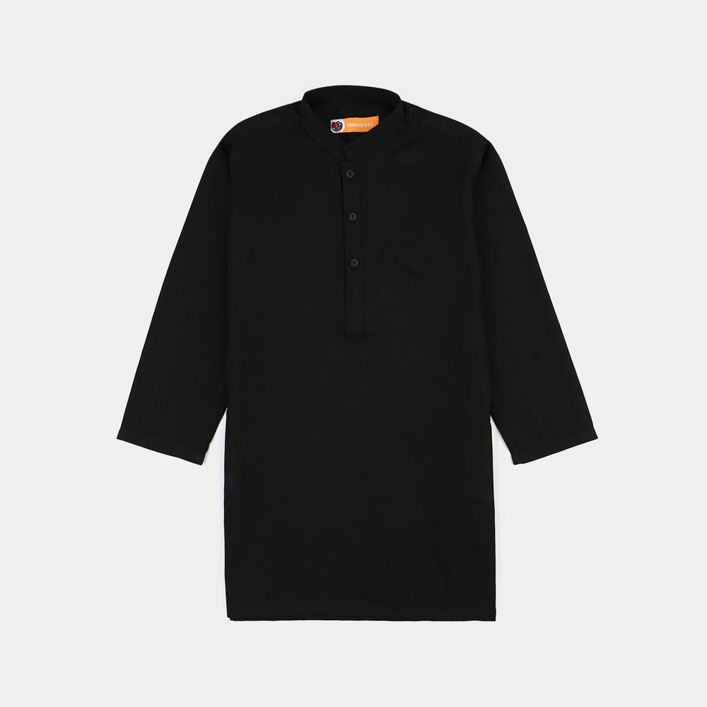 Boys Poly Viscose 2Piece (Basic)-BLACK