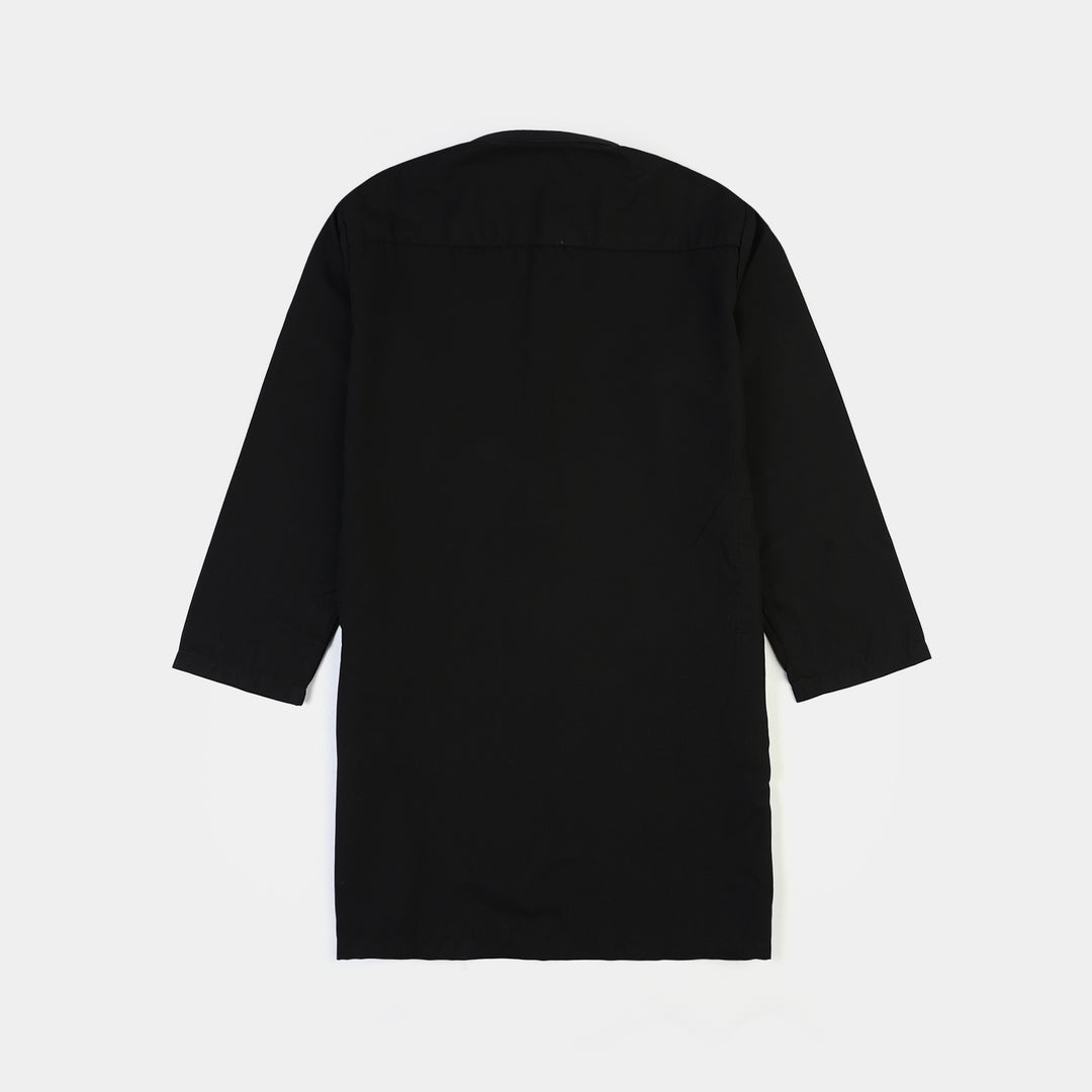 Boys Poly Viscose 2Piece (Basic)-BLACK