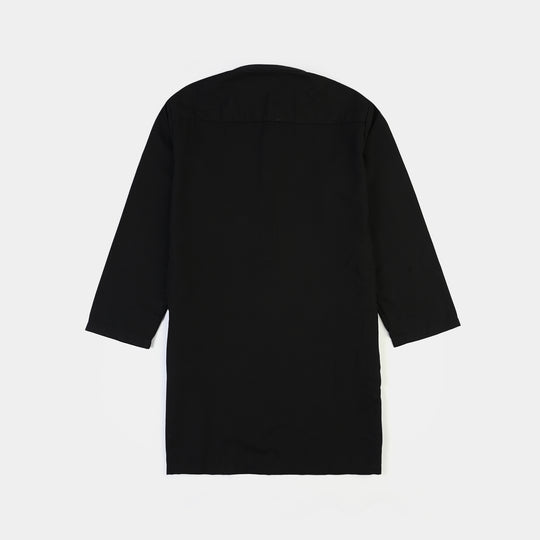 Boys Poly Viscose 2Piece (Basic)-BLACK