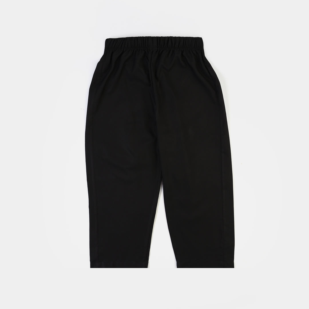 Boys Poly Viscose 2Piece (Basic)-BLACK