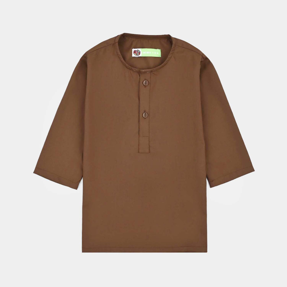 Infant Boys Poly Viscose 3Piece (Coca Brown)