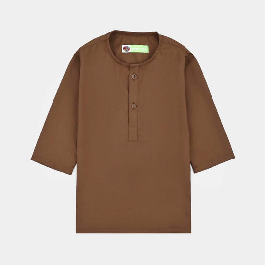 Infant Boys Poly Viscose 3Piece (Coca Brown)