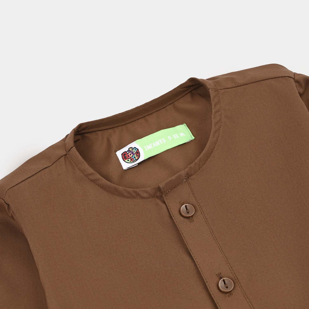 Infant Boys Poly Viscose 3Piece (Coca Brown)