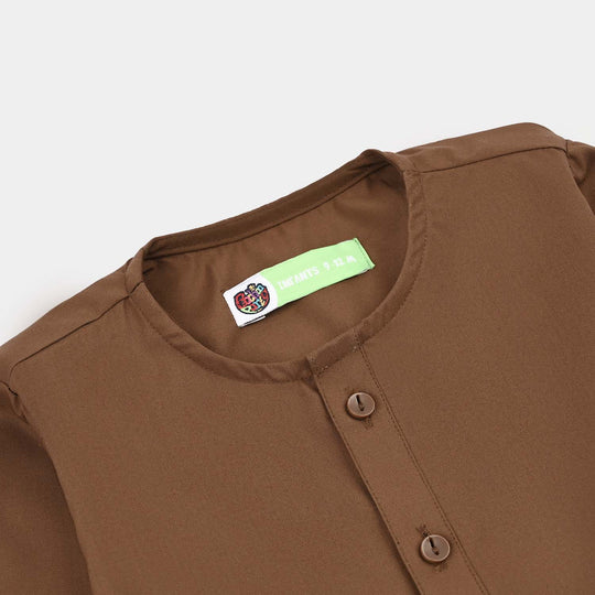 Infant Boys Poly Viscose 3Piece (Coca Brown)