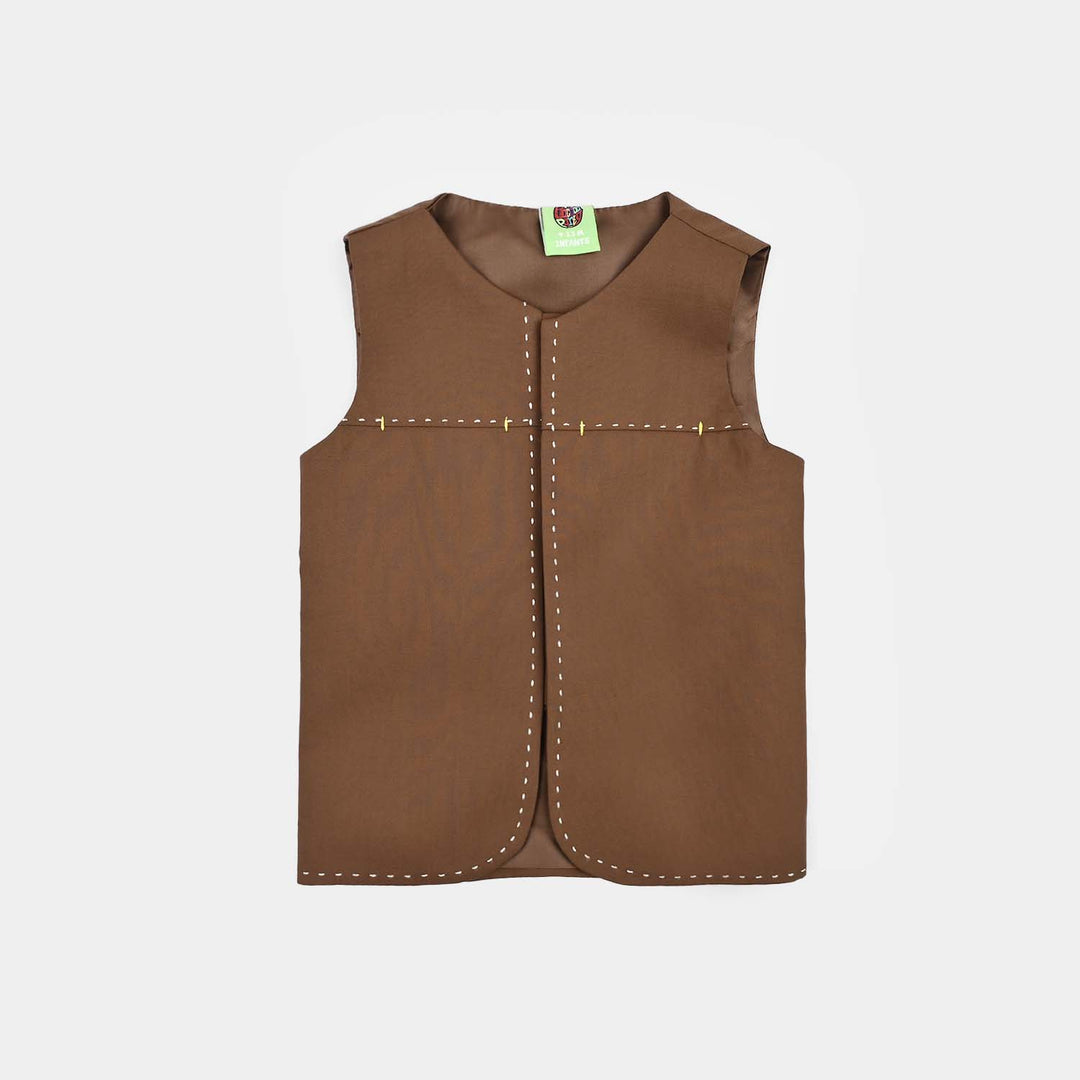 Infant Boys Poly Viscose 3Piece (Coca Brown)