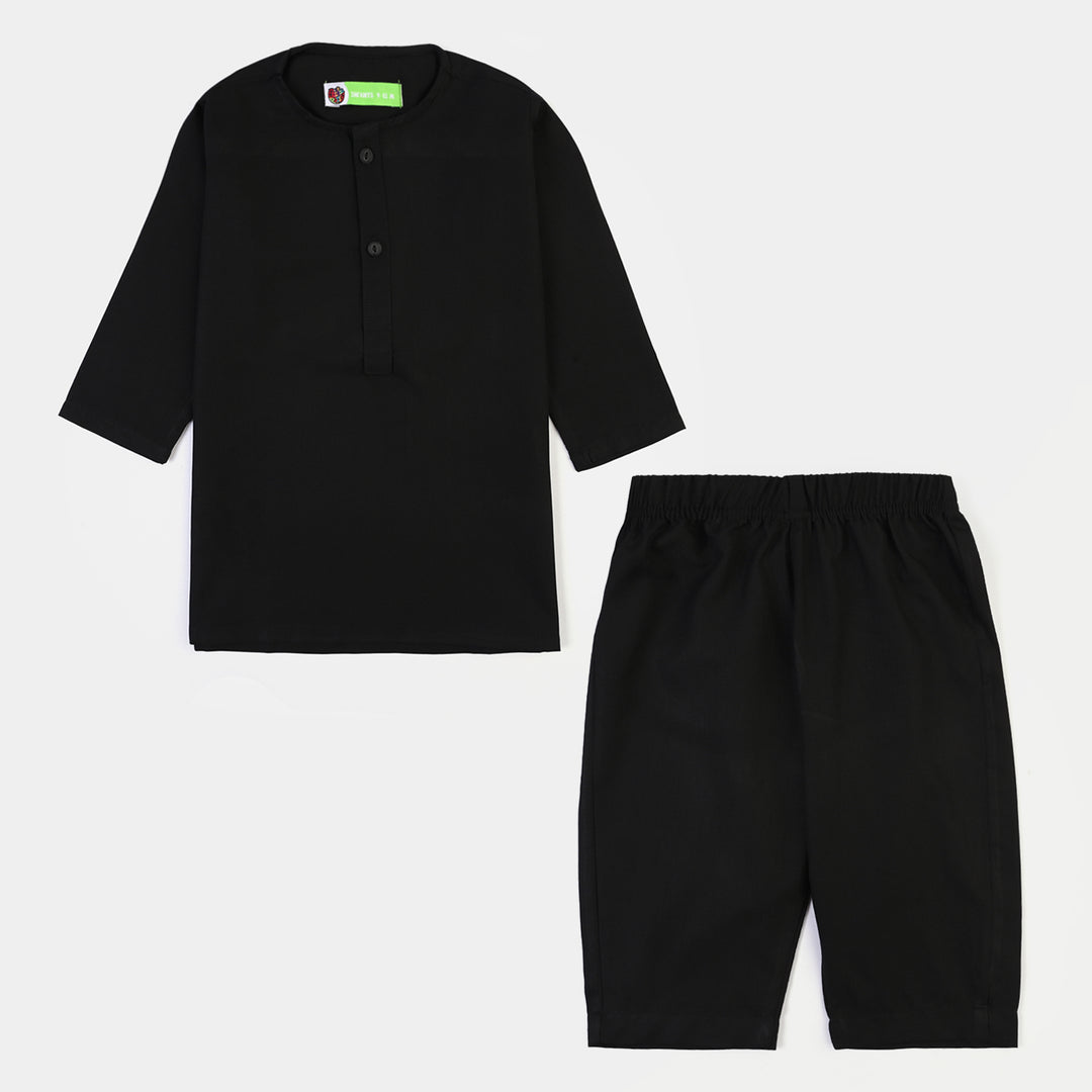 Infant Boys Poly Viscose 2Piece (Basic) - BLACK