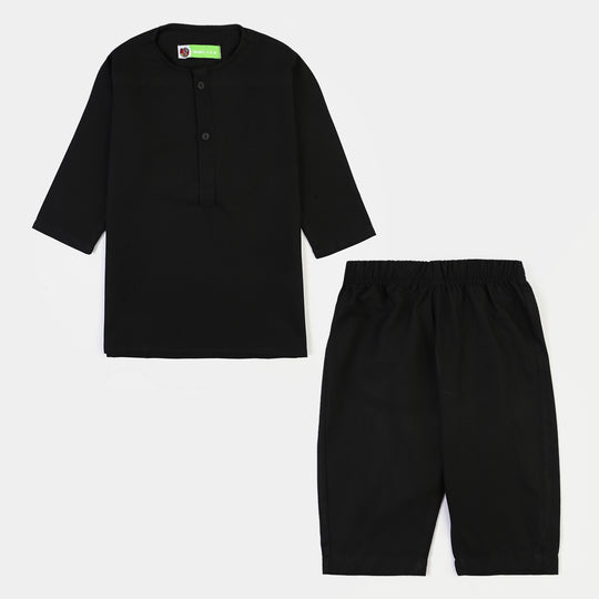 Infant Boys Poly Viscose 2Piece (Basic) - BLACK