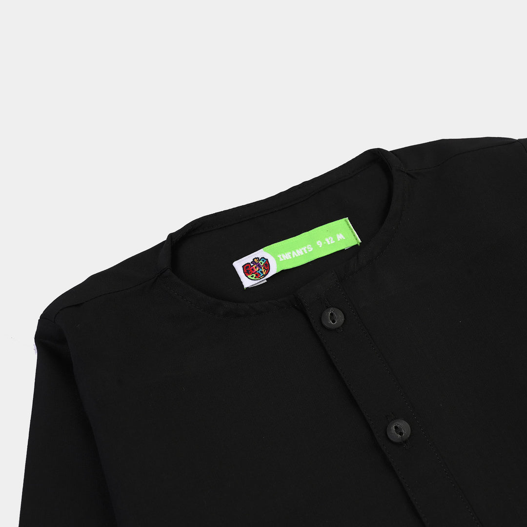 Infant Boys Poly Viscose 2Piece (Basic) - BLACK