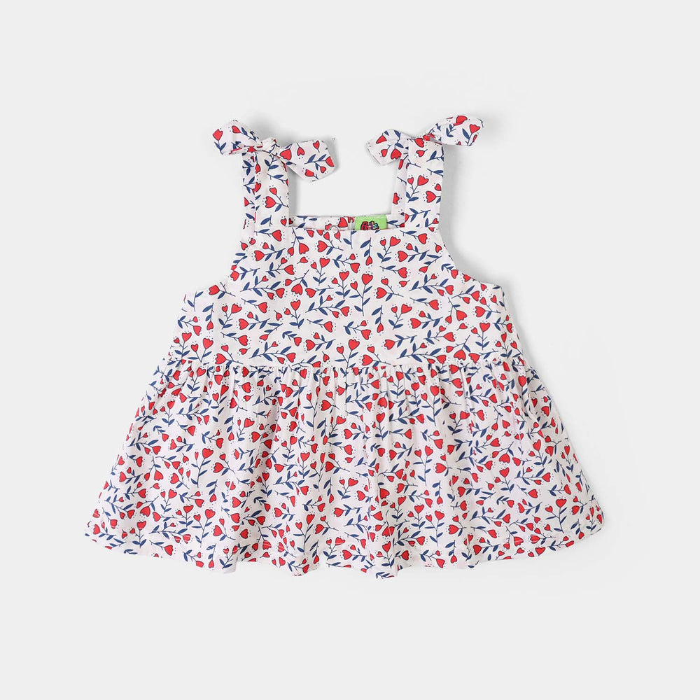 Infant Girls Cotton 2Pc Suit Blossom - Multi