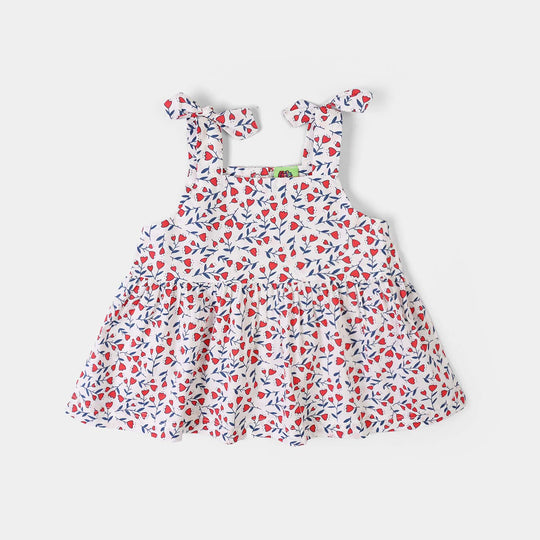 Infant Girls Cotton 2Pc Suit Blossom - Multi