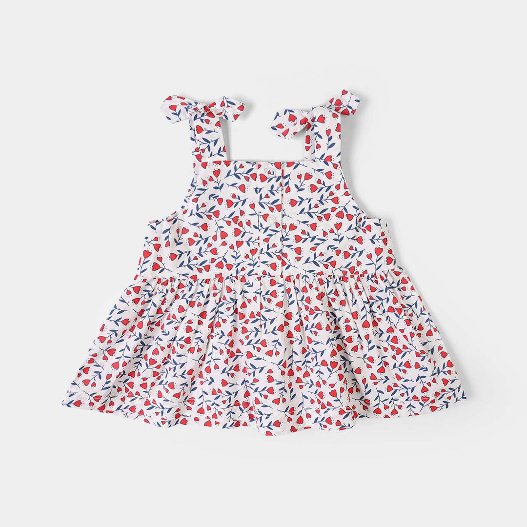 Infant Girls Cotton 2Pc Suit Blossom - Multi