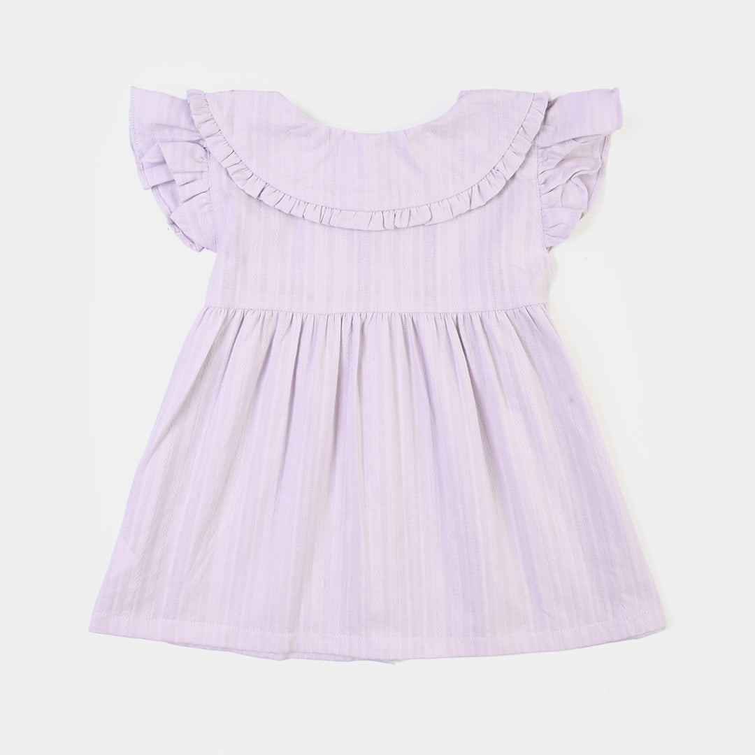 Infant Girls Jacquard 2Pc Suit -Lilac