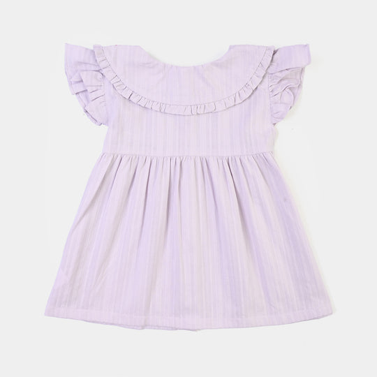 Infant Girls Jacquard 2Pc Suit -Lilac