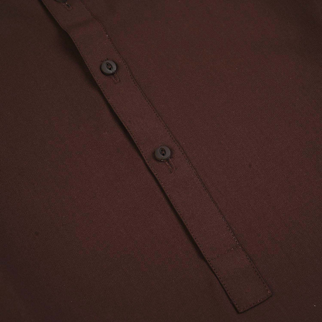 Boys Poly Viscose 2Piece Suit (Blended)-D.Brown