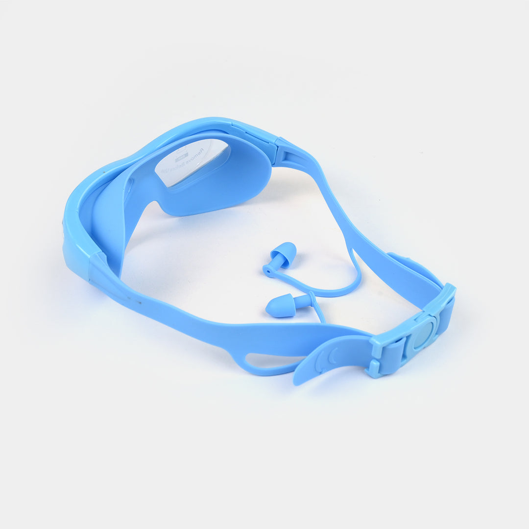Swimming Goggles with Integrated Earplugs