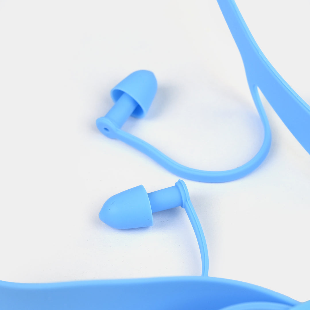 Swimming Goggles with Integrated Earplugs