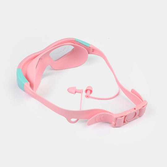 Swimming Goggles with Integrated Earplugs