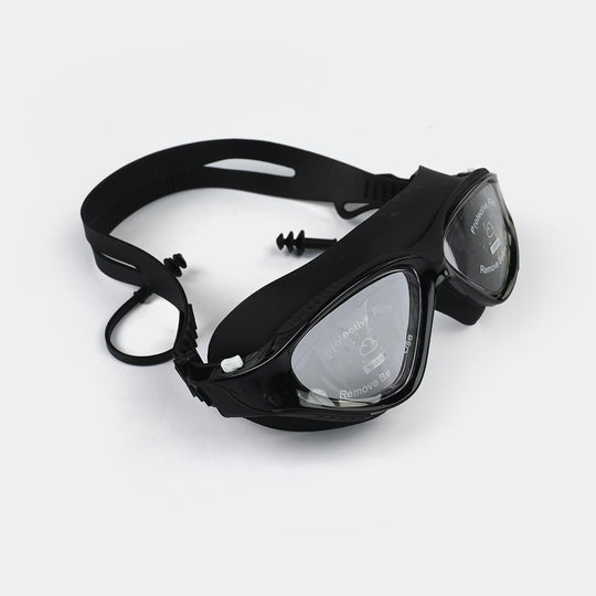 Swimming Goggles with Integrated Earplugs