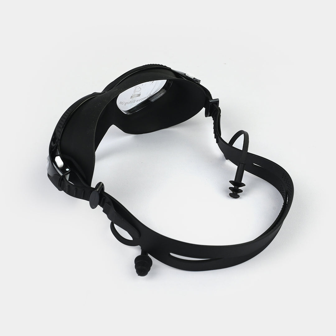 Swimming Goggles with Integrated Earplugs