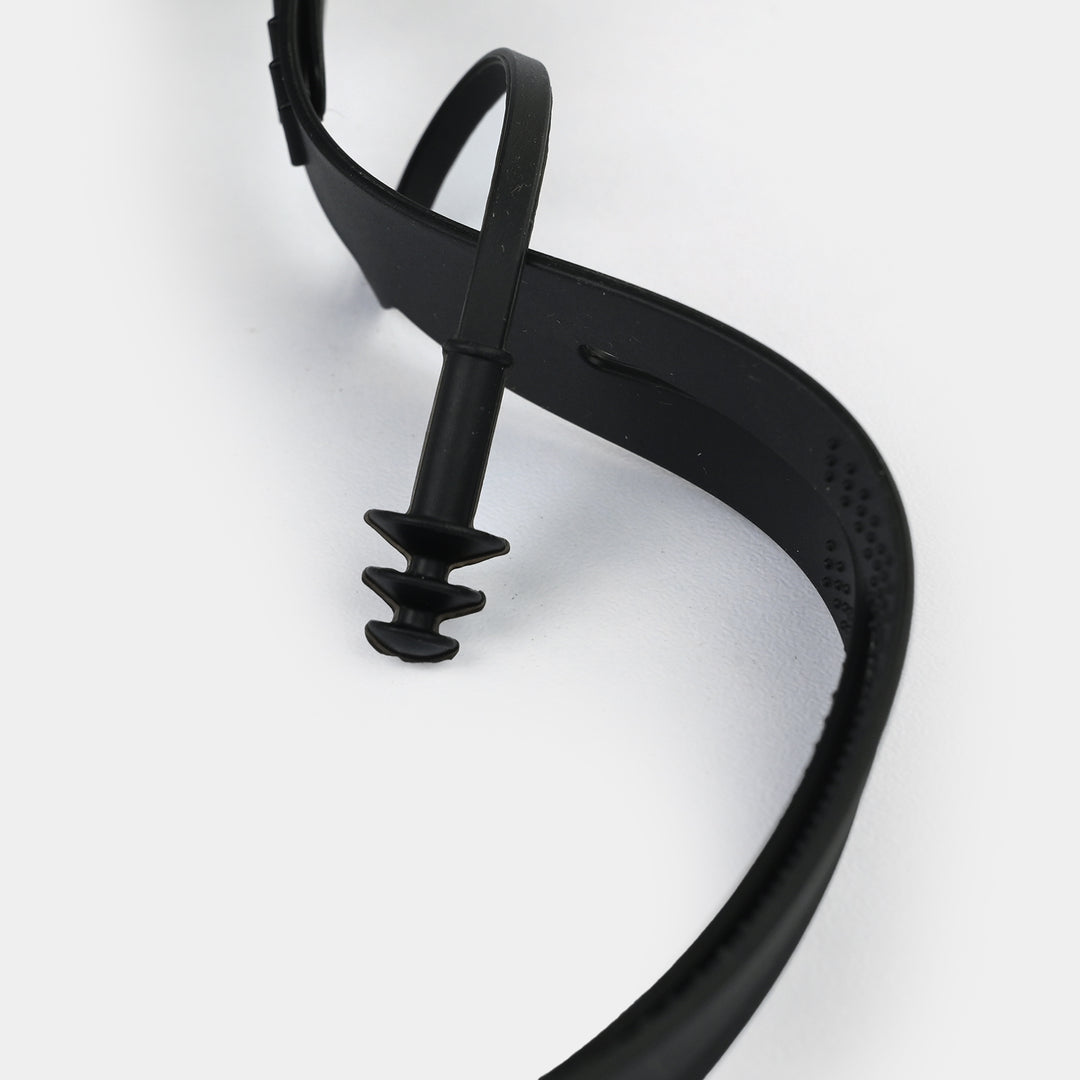 Swimming Goggles with Integrated Earplugs