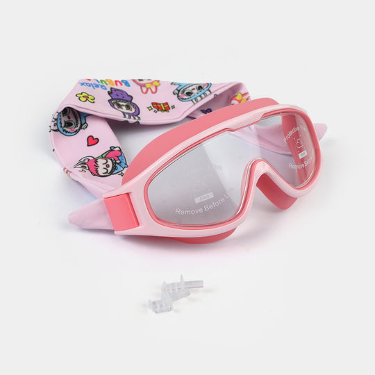 Swimming Goggles with Integrated Earplugs