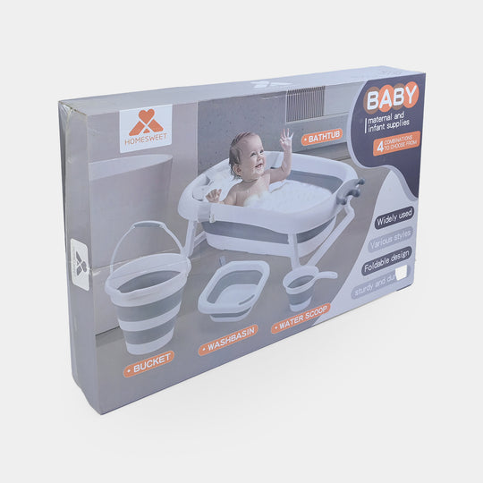 5-in-1 Collapsible Baby Bathtub Set XA-01