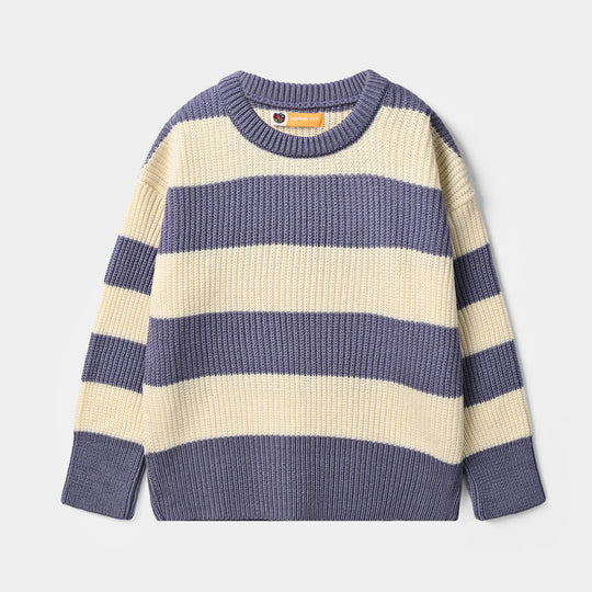 Girls Acrylic Sweater zebra