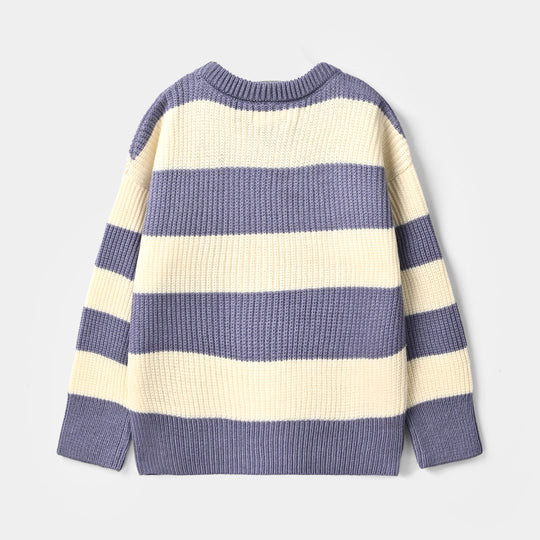 Girls Acrylic Sweater zebra