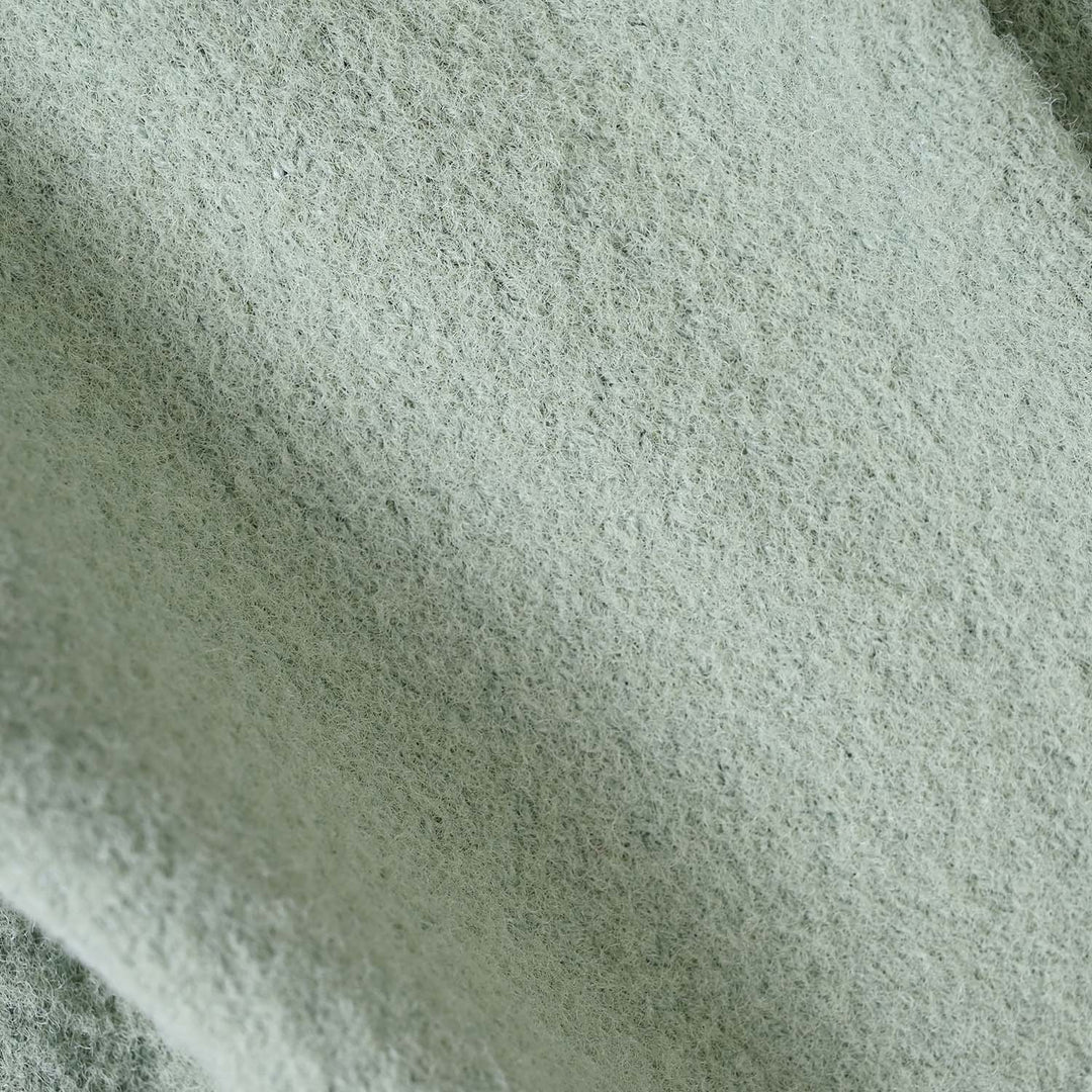 Infant Girls Feather-Acrylic Sweater-Pastel Green