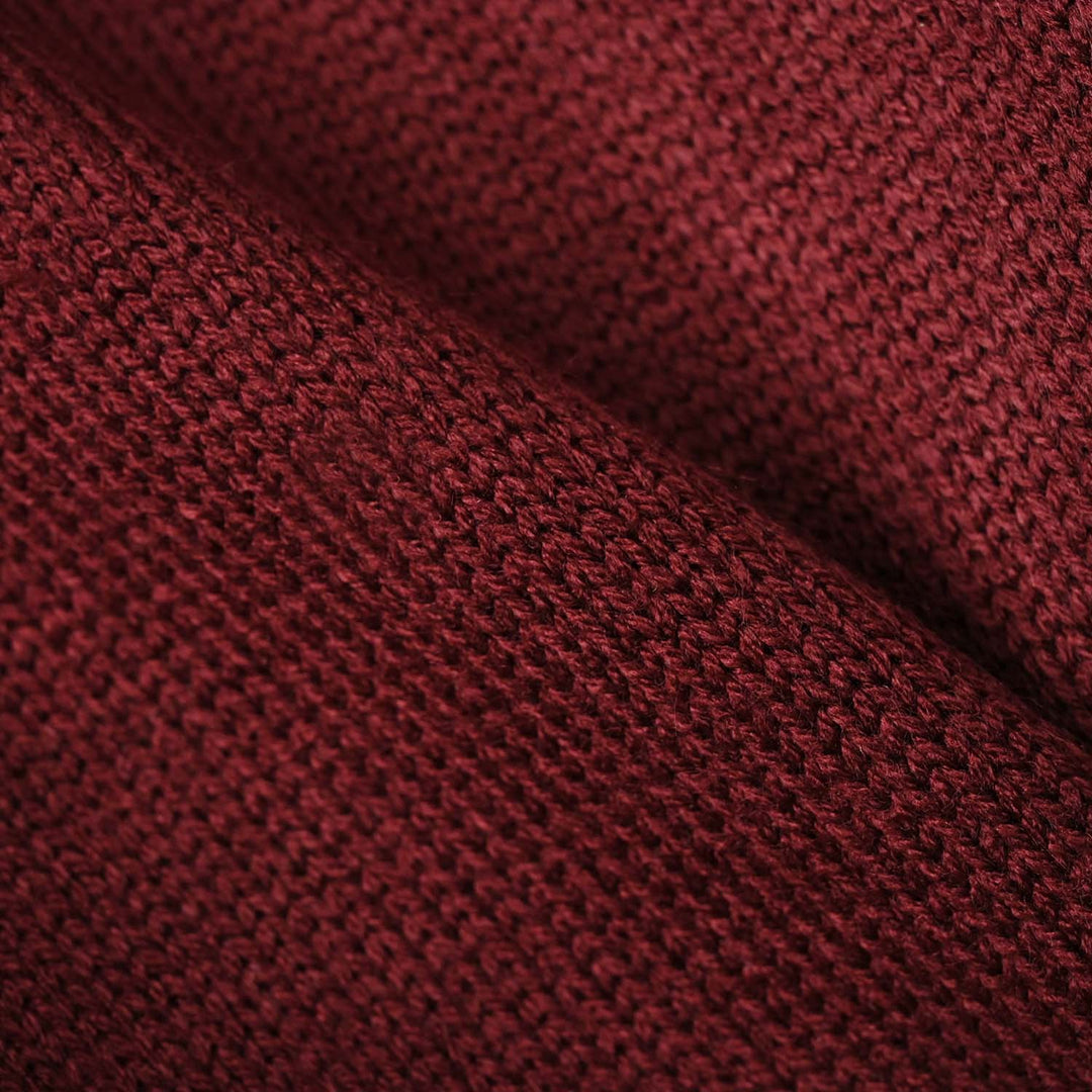 Infant Girls Acrylic Sweater Daisy Garden- Maroon