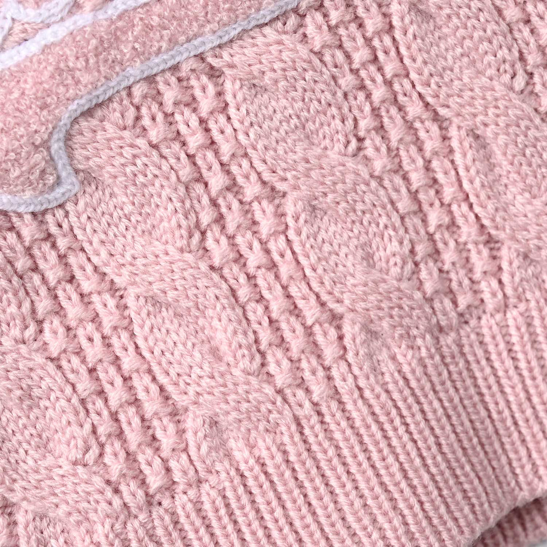 Infant Girls Acrylic Sweater - Baby - Light Pink