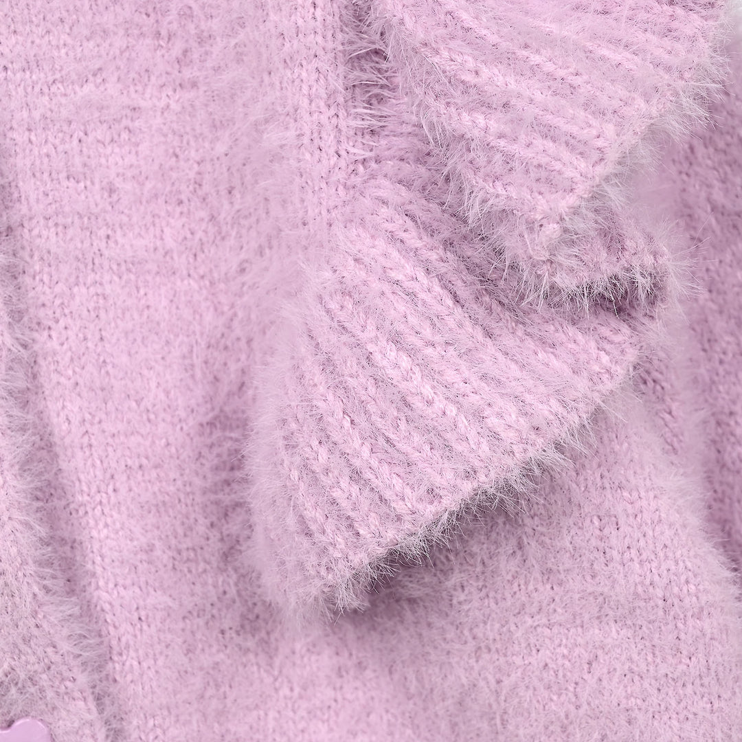 Infant Girls VPN-Acrylic Sweater- Frill