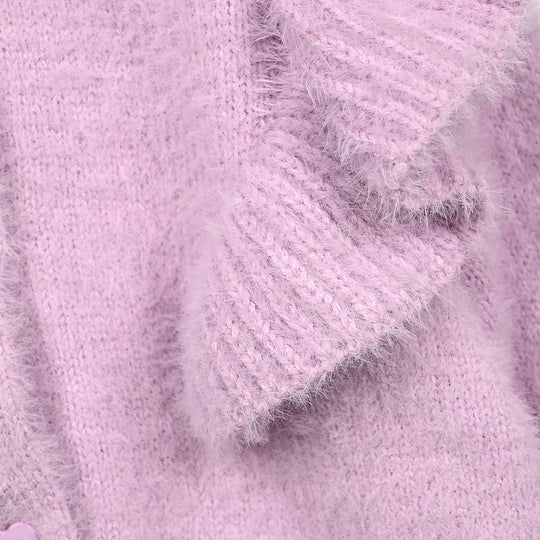 Infant Girls VPN-Acrylic Sweater- Frill