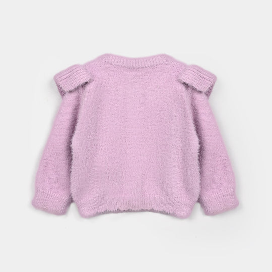Infant Girls VPN-Acrylic Sweater- Frill