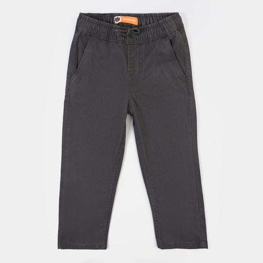 Boys Cotton Twill Pant Every Second-GREY