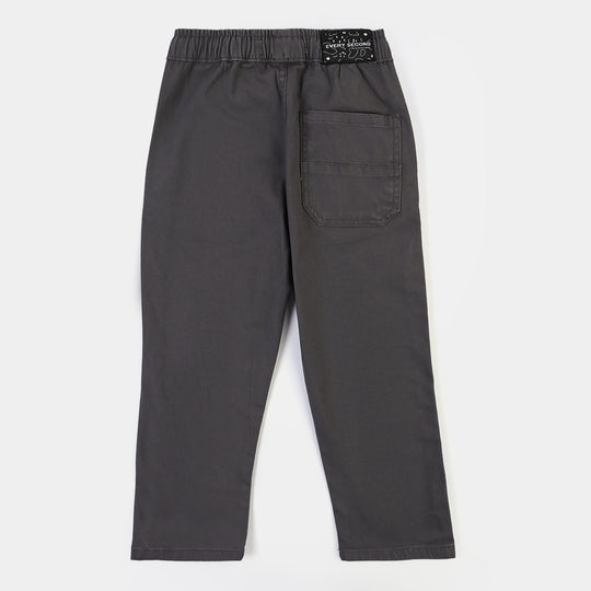 Boys Cotton Twill Pant Every Second-GREY