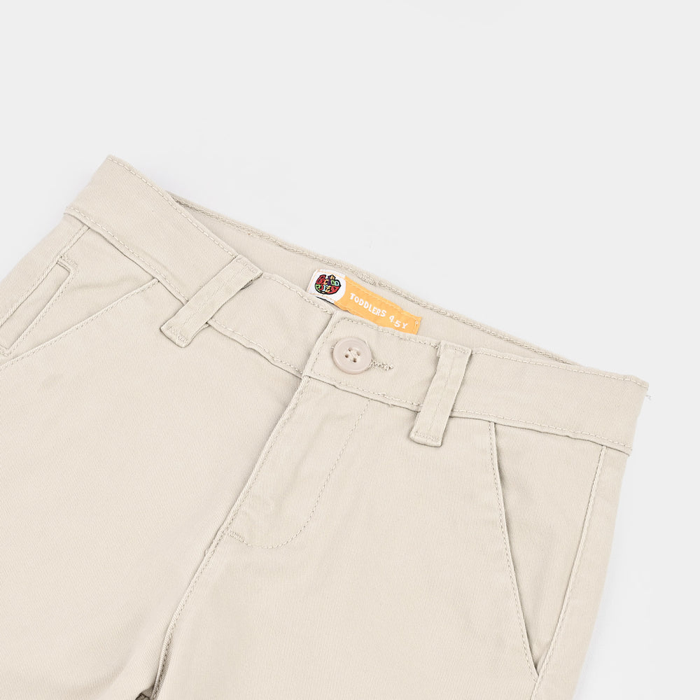 Boys Cotton Twill Pant Basic Brown