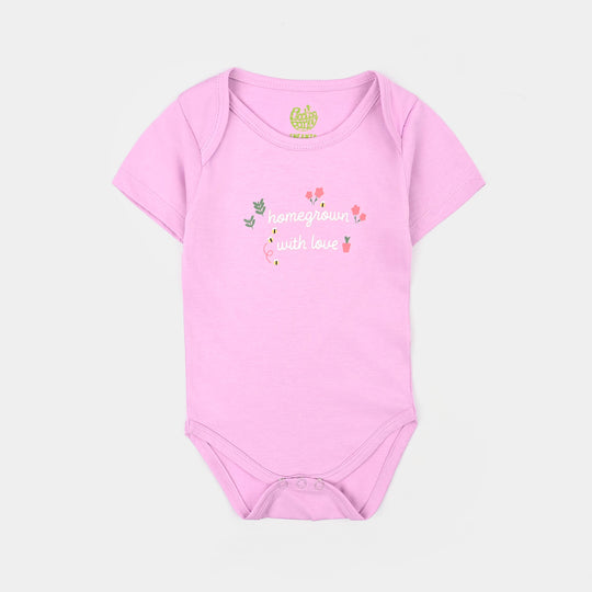 Infant Girls Cotton Jersey 2Piece Set HOME GROWN-Purple.White