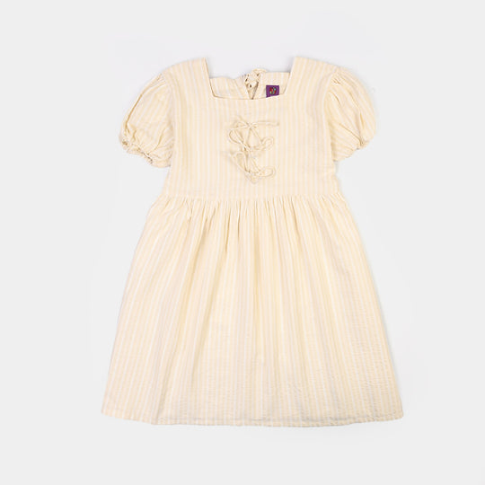 Girls Cotton Casual Frock Fun Day