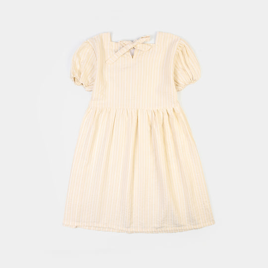 Girls Cotton Casual Frock Fun Day
