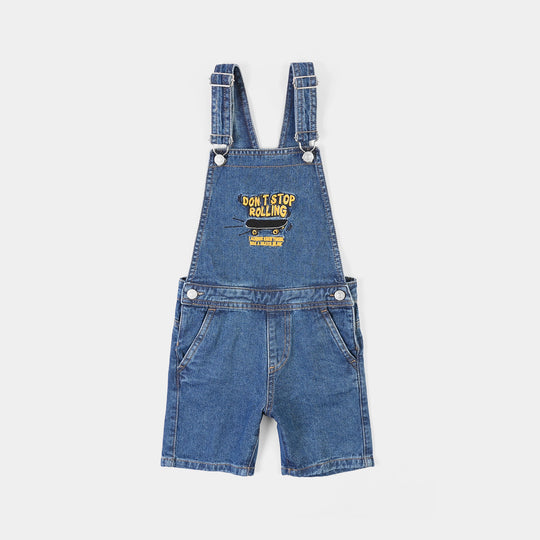 Boys Denim rigid Over All Don’t Stop Rolling-DARK BLUE