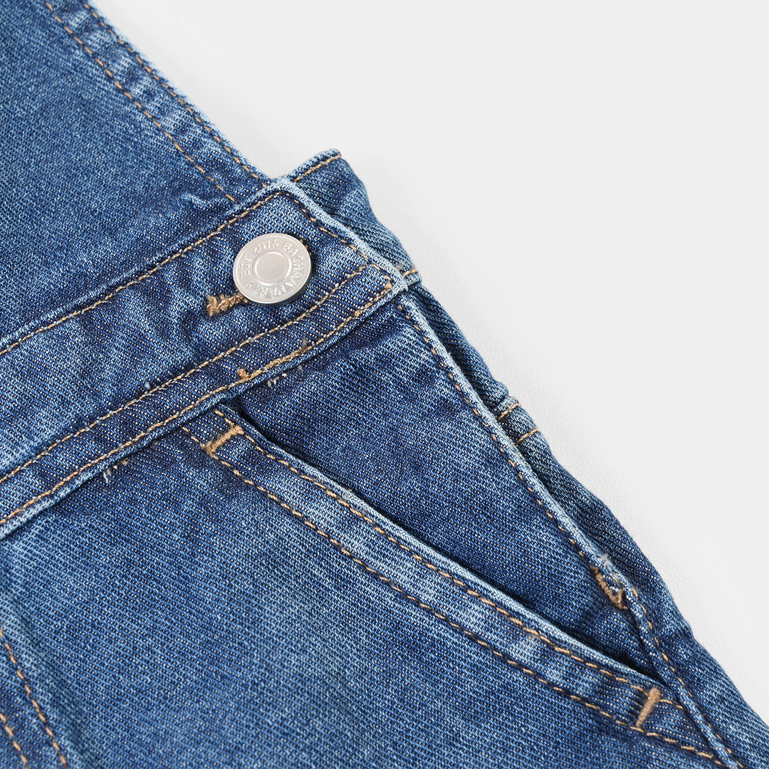 Boys Denim rigid Over All Don’t Stop Rolling-DARK BLUE