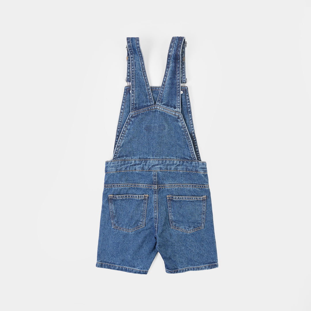 Boys Denim rigid Over All Don’t Stop Rolling-DARK BLUE