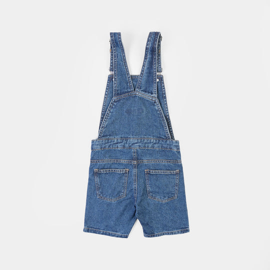 Boys Denim rigid Over All Don’t Stop Rolling-DARK BLUE